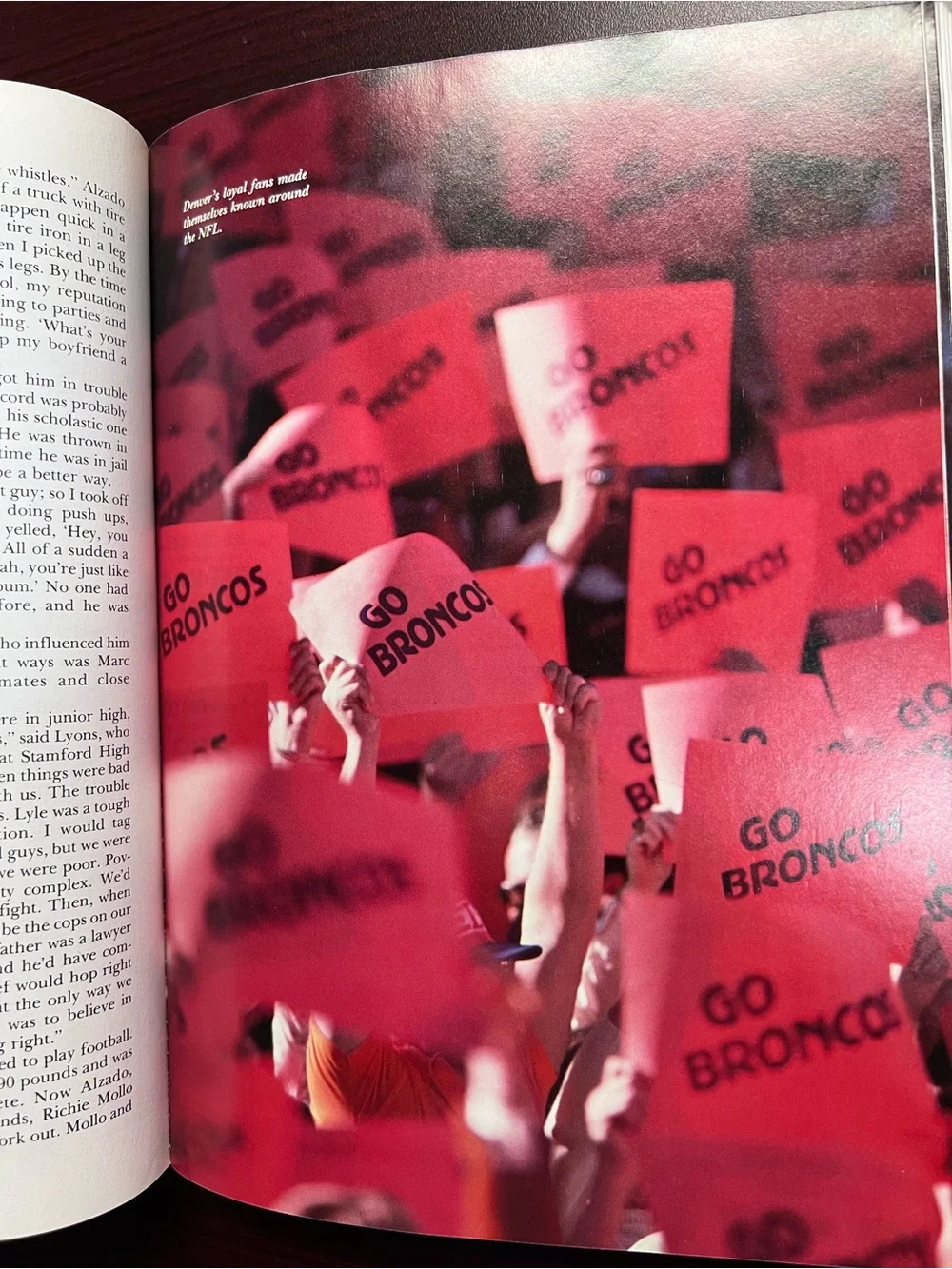Denver Broncos-Pair Of Vintage Coffee Table Books-Circa 1970’s